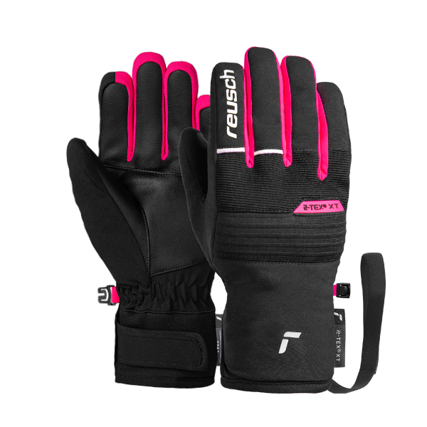 Reusch Benji R-TEX® XT Junior 6561211 7748 white black pink 1